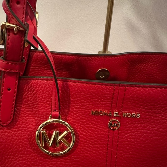 AUTHENTIC Michael Kors “Lenox” Large Pebble Leather Tote, NWOT - Picture 3 of 15